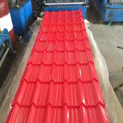 Tの波は屋根ふきシートZ90 PPGIの屋根ふきシートを波形を付けられてPrepainted