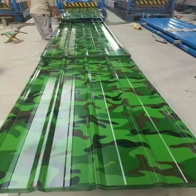 SPGCは3-8トンが上塗を施してある電流を通されて着色する波形の鋼板をPrepainted