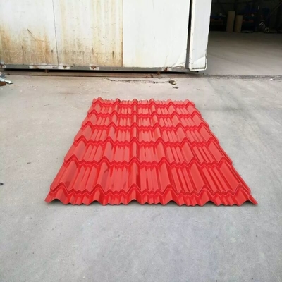 Tの波は屋根ふきシートZ90 PPGIの屋根ふきシートを波形を付けられてPrepainted