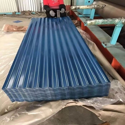 ISO 9001の赤い前に塗られた鉄は610mmを着色した波形の屋根ふきを広げる
