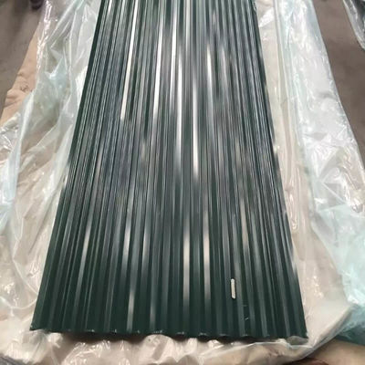AZ20-AZ160粉の黒い鋼鉄屋根は7-30um色の上塗を施してあるシートRALにパネルをはめる