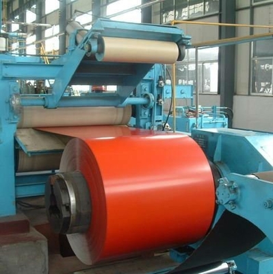 オレンジPPGIのコイル30-275g/M2は色を塗った屋根ふきのための鋼鉄ロールにPrepainted