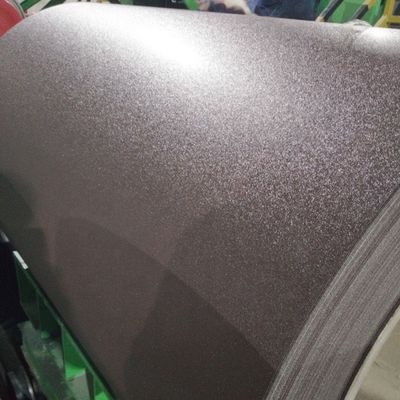 0.11-2.5mm Prepainted鋼鉄コイルPPGIは色によって塗られた鋼鉄を浮彫りにした